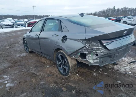 2021 Hyundai Elantra Hybrid Limited z USA, uszkodzony, nr VIN KMHLN4AJ5MU010000